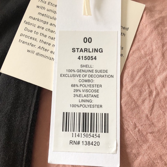 NWT etcetera suede wool stunning dress - Picture 6 of 7